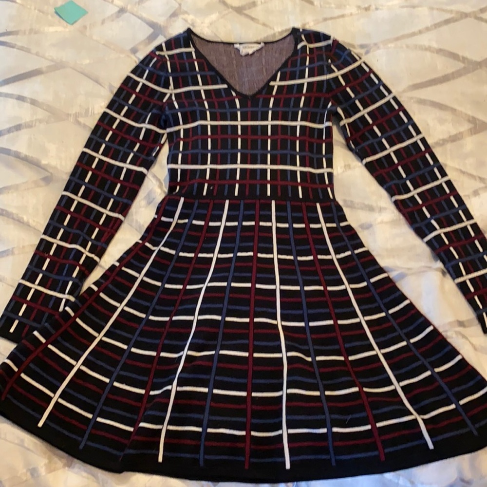 BCBG long sleeve sweater dress